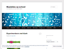 Tablet Screenshot of muzieklesopschool.com
